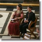 10.rachel and tony during service, seated * 750 x 750 * (94KB)